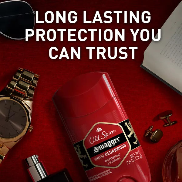 Old Spice Red Zone Swagger Invisible Solid - Cedarwood, 0.5 oz-012044016435-LR-358710-7-LR eShop