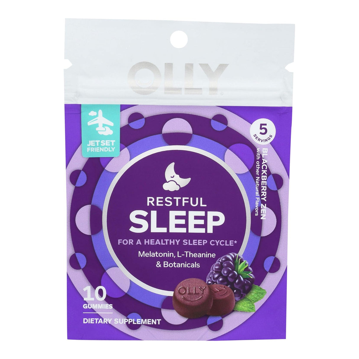 OLLY 3mg Melatonin Sleep Gummies - Blackberry Zen, 10 count-858158015175-LR-358772-1-LR eShop