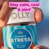 OLLY Goodbye Stress Gummies with GABA, L-Theanine & Lemon Balm - Berry Verbena, 10 Count-858158015984-LR-358773-6-LR eShop