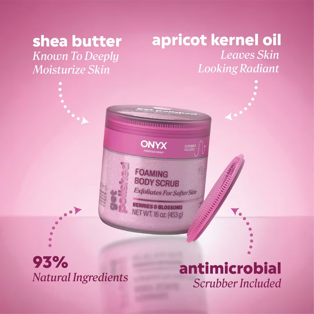 ONYX Get Polished Foaming Body Scrub - Berries & Blossoms, 16 oz-717937756947-LR-362244-2-LR eShop