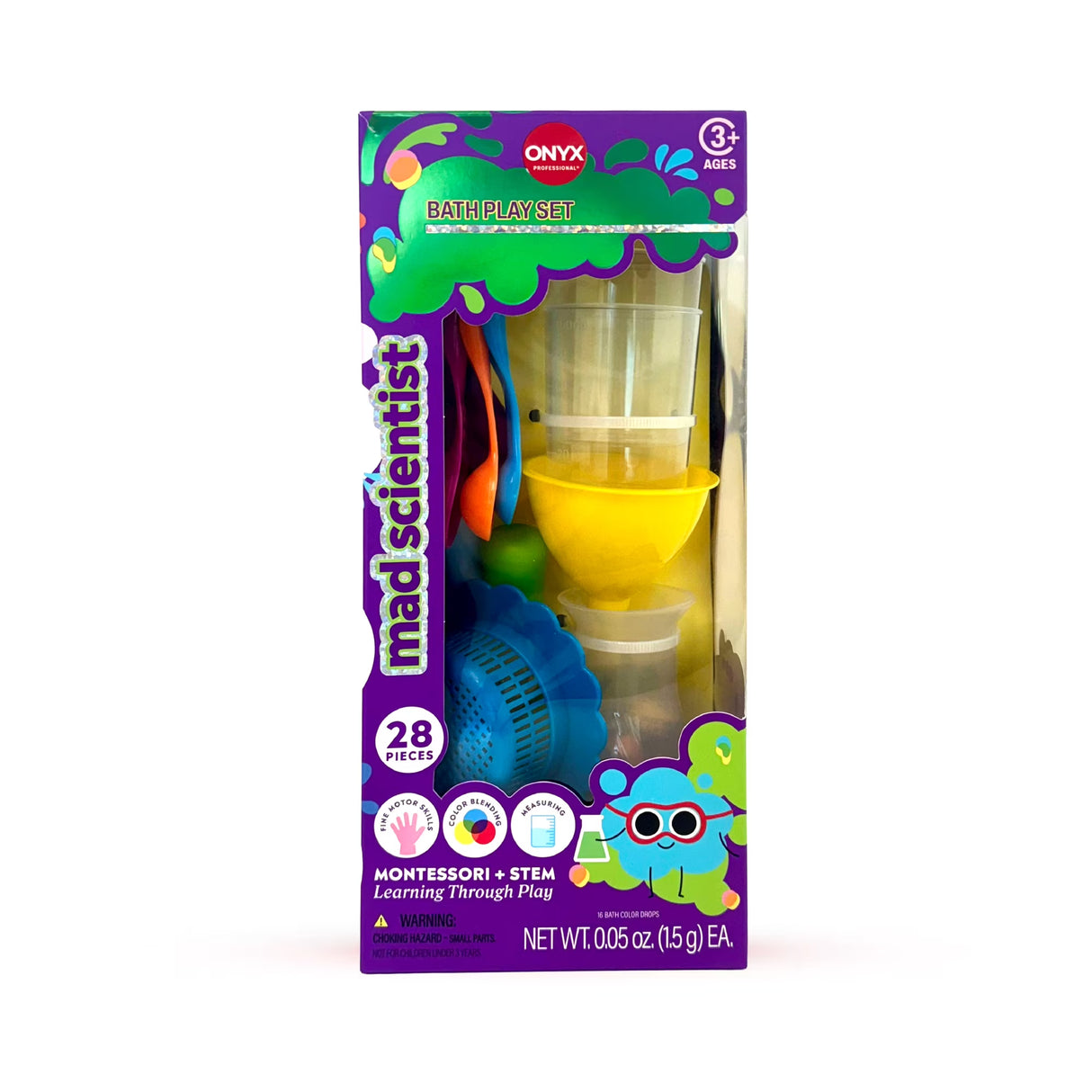 ONYX Mad Scientist Bath Play Set, 28 count-717937717399-LR-362241-1-LR eShop