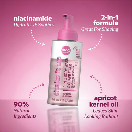 ONYX Shake It Up 2-in-1 Body Wash and Shave Foam - Berries & Blossoms, 16.2 oz-717937757692-LR-362246-2-LR eShop