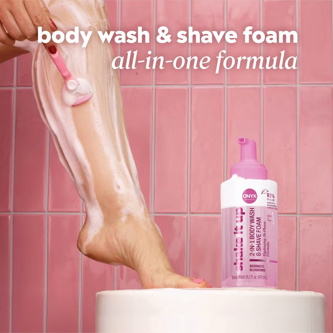 ONYX Shake It Up 2-in-1 Body Wash and Shave Foam - Berries & Blossoms, 16.2 oz-717937757692-LR-362246-4-LR eShop