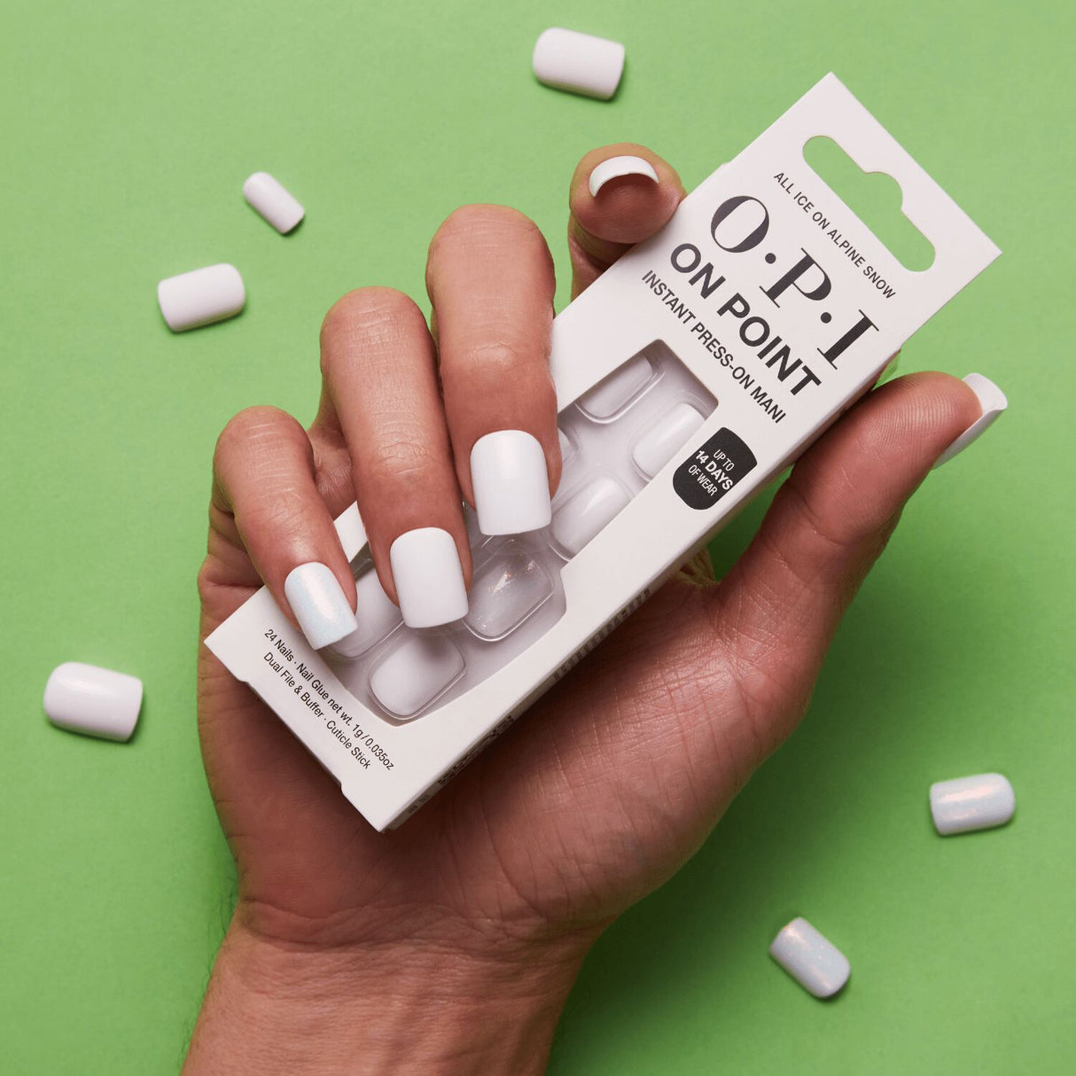 OPI On Point Instant Press-On Mani - All Ice On Alpine Snow, 24 count-4064665114065-LR-356953-7-LR eShop