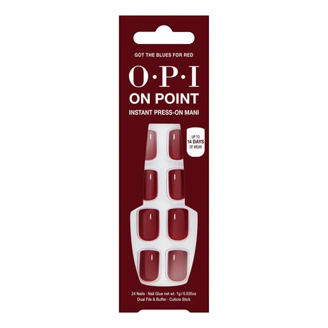 OPI On Point Instant Press-On Mani - Got The Blues For Red, 24 count-4064665105032-LR-356945-1-LR eShop