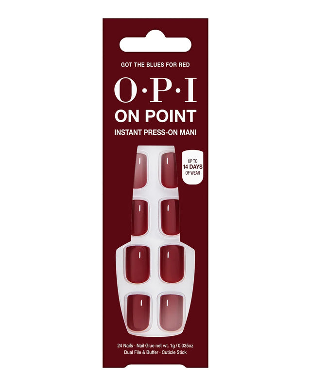 OPI On Point Instant Press-On Mani - Got The Blues For Red, 24 count-4064665105032-LR-356945-1-LR eShop
