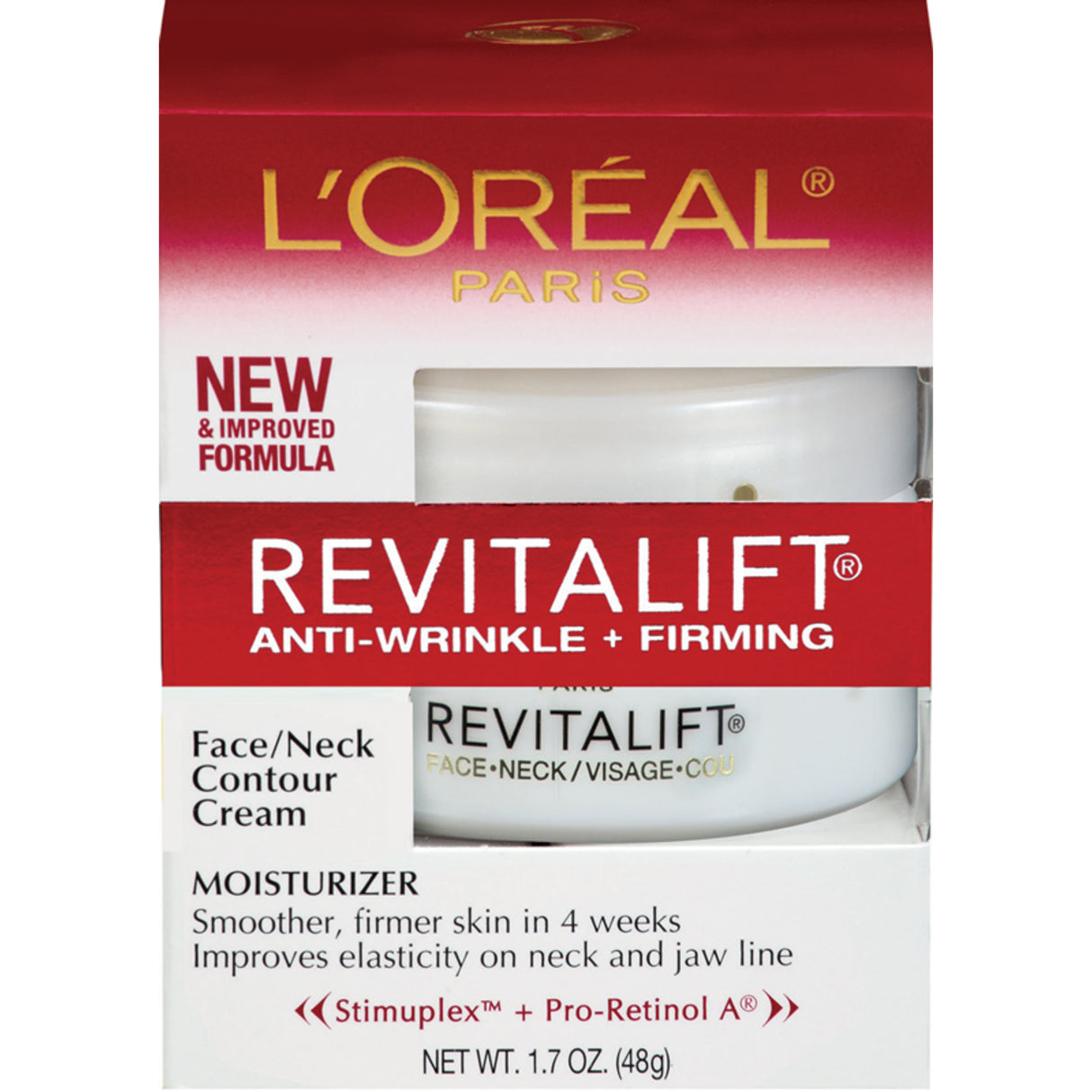 L'Oreal Paris Revitalift Anti-Wrinkle + Firming Day Face Moisturizer, , 1.7 oz.