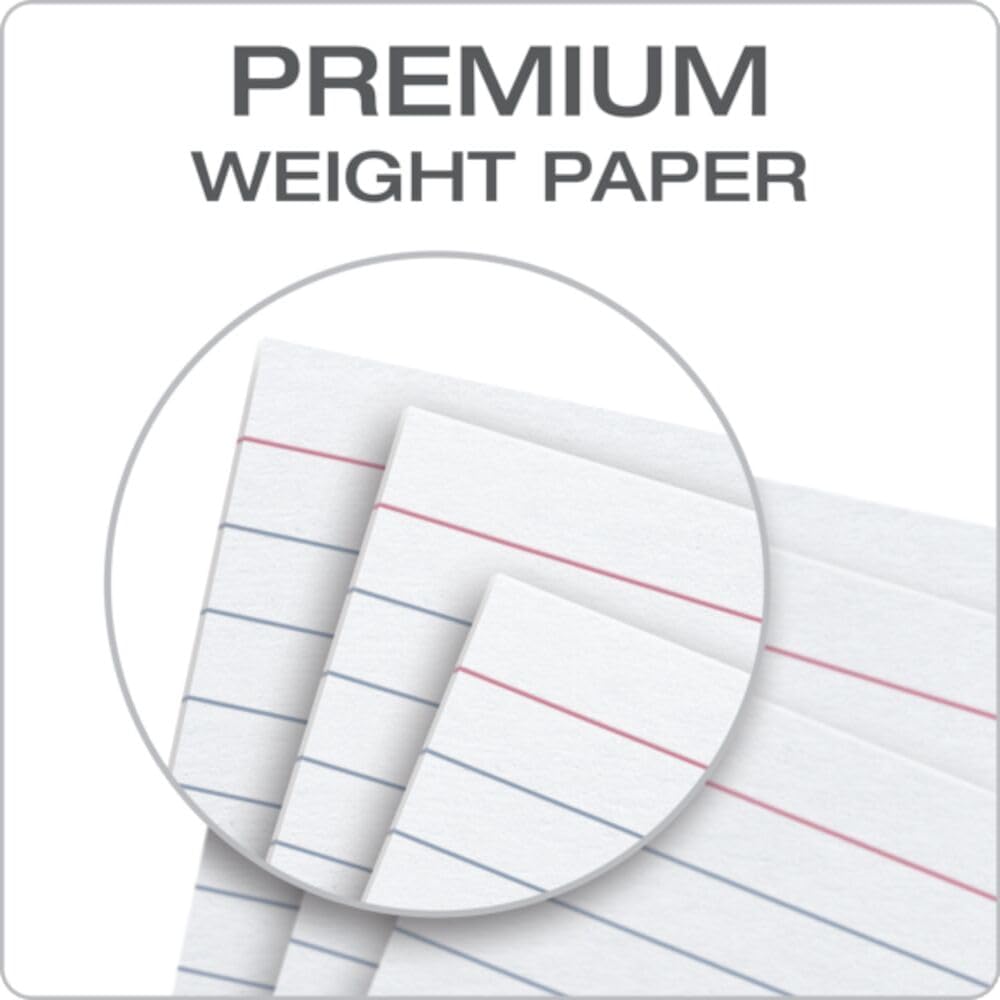 Oxford 5" x 8" Ruled Index Cards - White, 100 count-078787051041-LR-361040-5-LR eShop