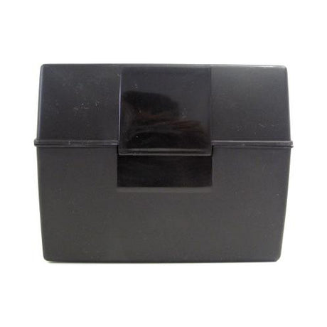 Oxford Plastic Index Boxes, 4" x 6", 400 Card Capacity, Black - 1.0 ea-078787014619-LR-185123-1-LR eShop