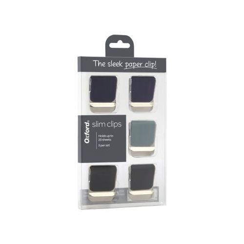 Oxford® Slim Clips, Everyday Assorted, 5 Per Pack-083086131035-LR-325154-1-LR eShop