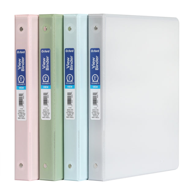 Oxford View Binder - Assorted Pastels, 1"-078797900308-LR-350133-1-LR eShop