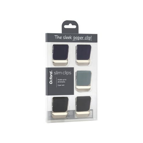 Oxford® Slim Clips, Everyday Assorted, 5 Per Pack-083086131035-LR-325154-1-LR eShop