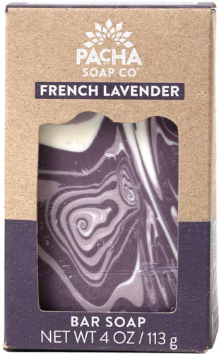 Pacha Soap Co. Bar Soap - French Lavender, 4 oz-840045303984-LR-351047-1-LR eShop