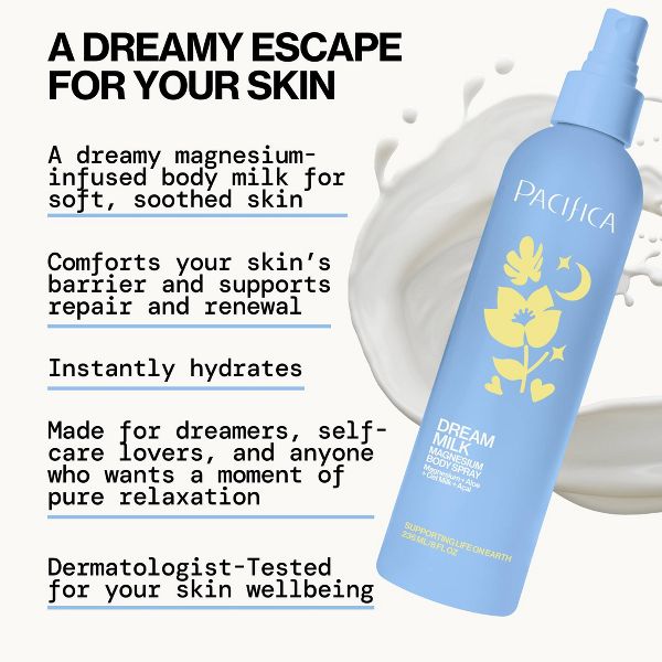 Pacifica Dream Milk Magnesium Body Spray, 8 oz-687735624437-LR-360733-3-LR eShop