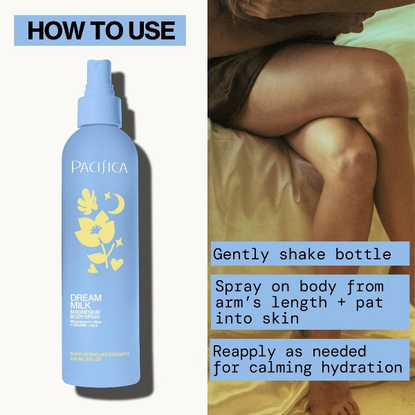 Pacifica Dream Milk Magnesium Body Spray, 8 oz-687735624437-LR-360733-7-LR eShop
