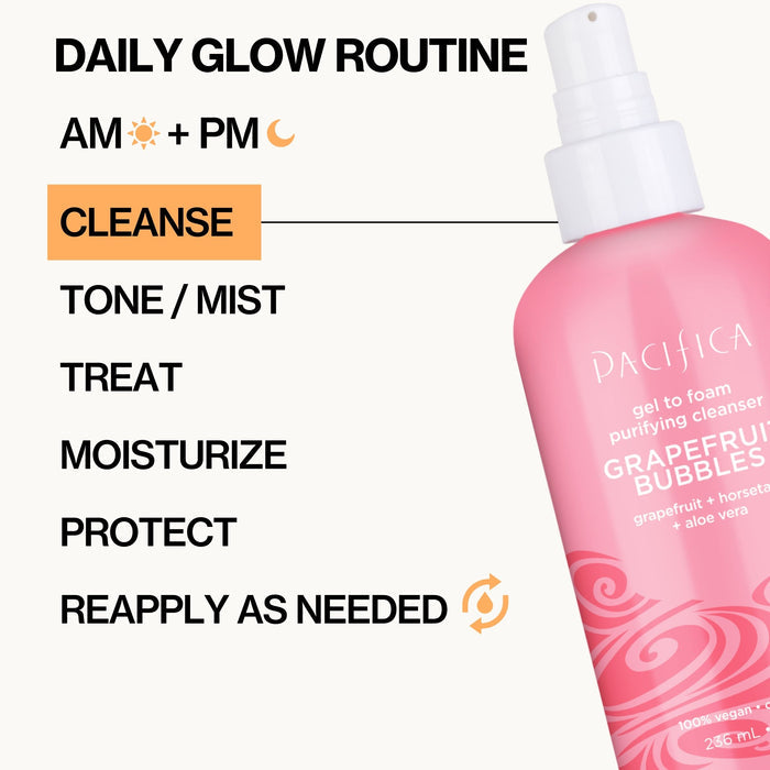 Pacifica Grapefruit Bubbles Gel to Foam Purifying Cleanser-687735306906-LR-358807-10-LR eShop