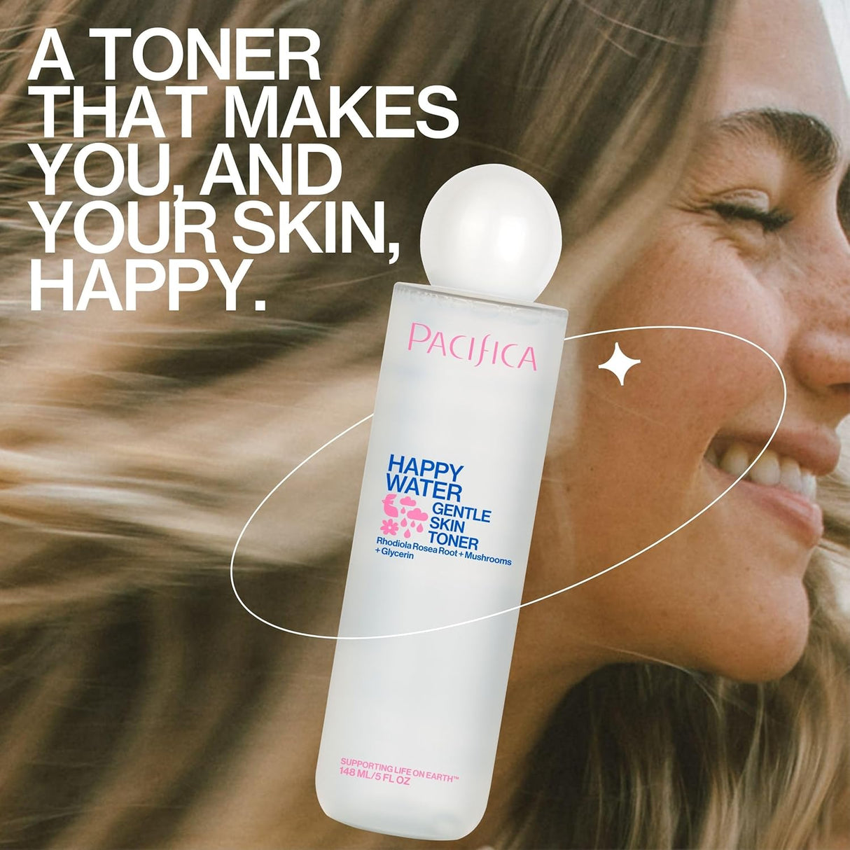 Pacifica Happy Water Hydrating Facial Toner, 5 oz-687735307231-LR-362410-12-LR eShop