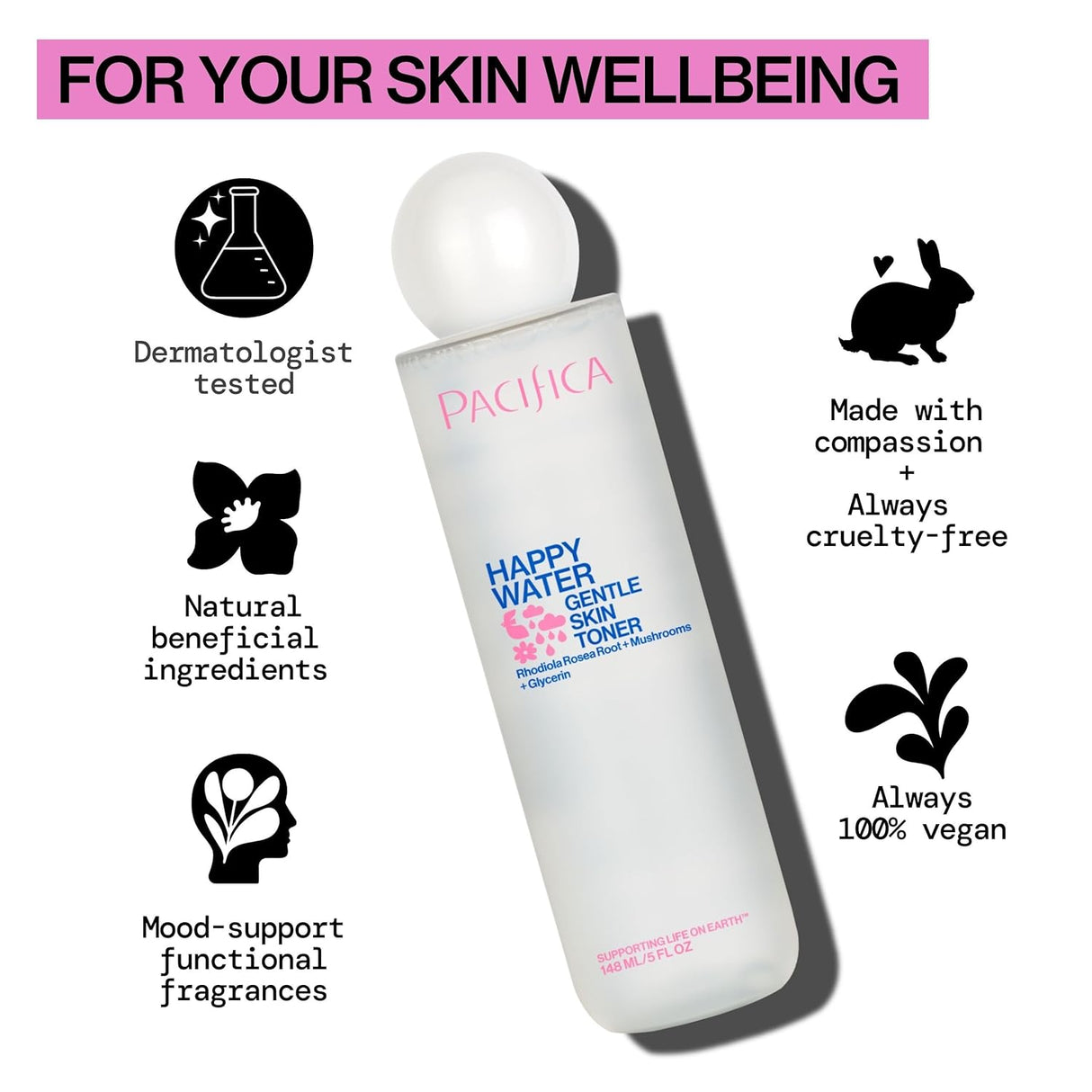 Pacifica Happy Water Hydrating Facial Toner, 5 oz-687735307231-LR-362410-6-LR eShop
