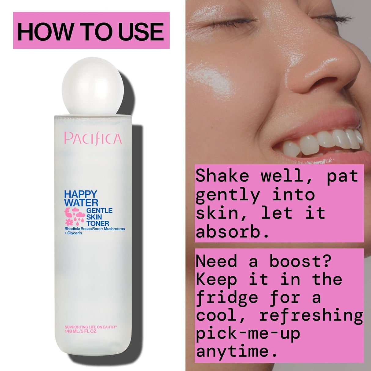 Pacifica Happy Water Hydrating Facial Toner, 5 oz-687735307231-LR-362410-8-LR eShop