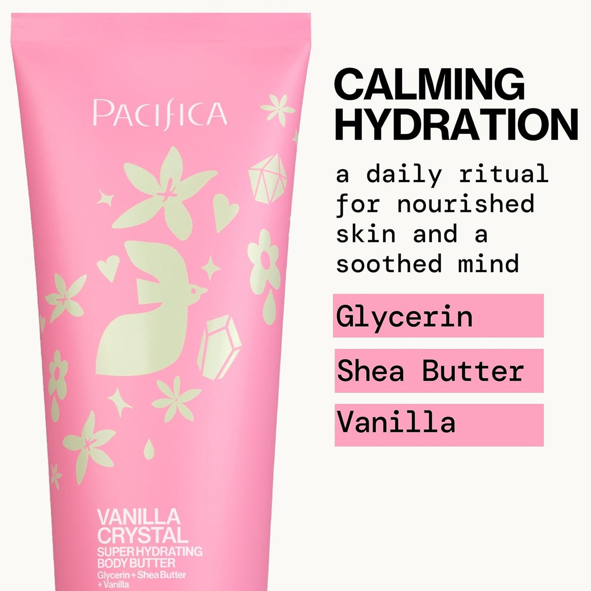 Pacifica Super Hydrating Body Butter - Vanilla Crystal, 8 oz-687735624369-LR-362415-3-LR eShop
