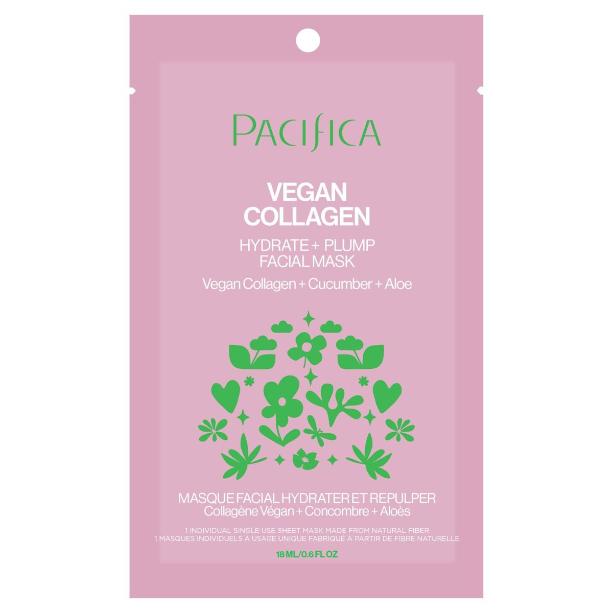 Pacifica Vegan Collagen Hydrate and Plump Facial Mask, 0.67 oz-687735306241-LR-360719-1-LR eShop