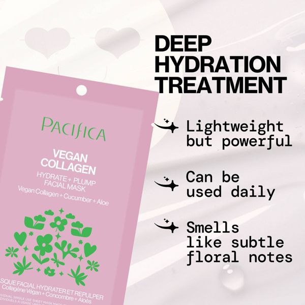 Pacifica Vegan Collagen Hydrate and Plump Facial Mask, 0.67 oz-687735306241-LR-360719-8-LR eShop