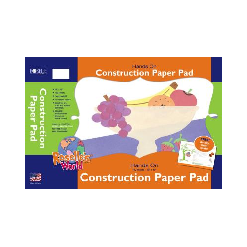 Pacon - Construction Paper Pad 18" X 12" - 24 Sheets-084001045192-LR-22509-1-LR eShop