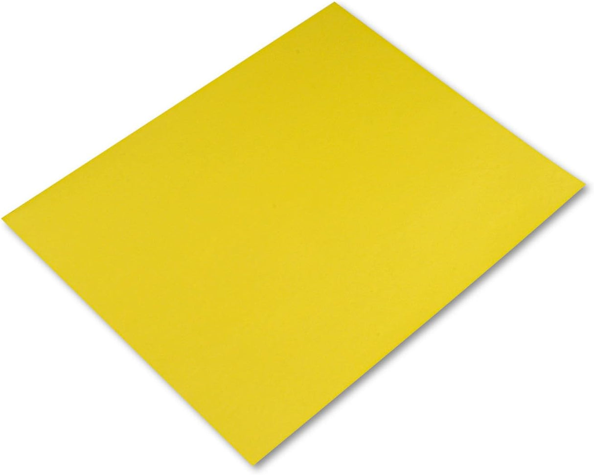 Pacon Railroad Poster Board, 1 count - Lemon Yellow, 28" x 22"-045173547211-LR-27268-2-LR eShop