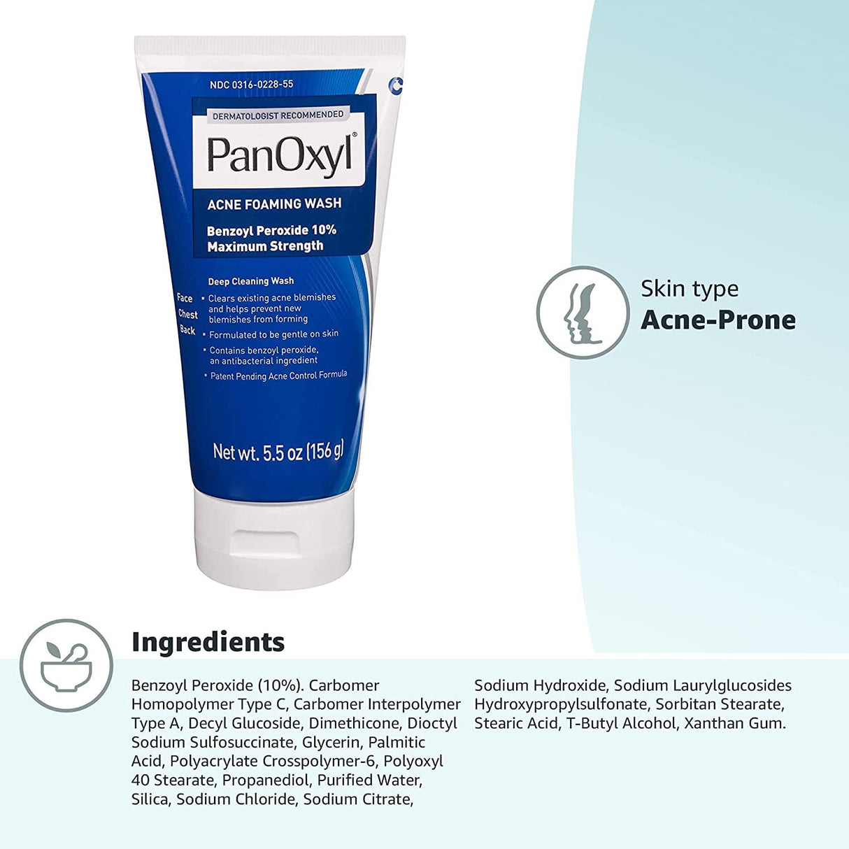 PanOxyl Acne Foaming Wash Maximum Strength, 3 oz-303160228032-LR-358800-8-LR eShop