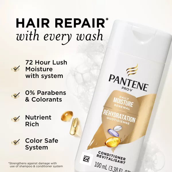 Pantene Pro-V Daily Moisture Renewal Conditioner, 3.38 oz-080878180875-LR-351313-2-LR eShop