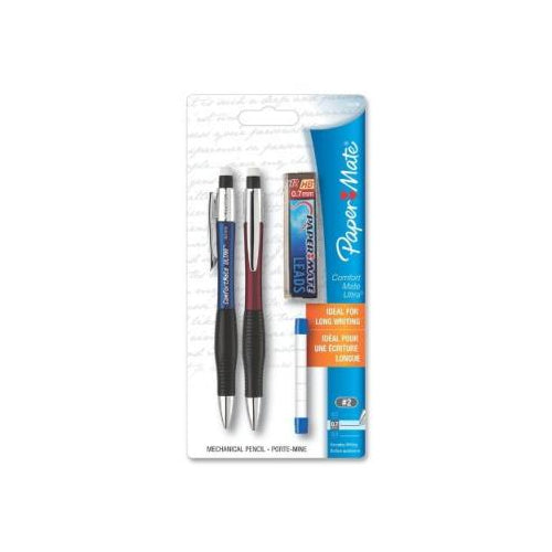 Paper Mate Comfort Mate Ultra Mechanical Pencils #2 0.7Mm Lead Refills Eraser Refills 2CT-071641615076-LR-254045-1-LR eShop