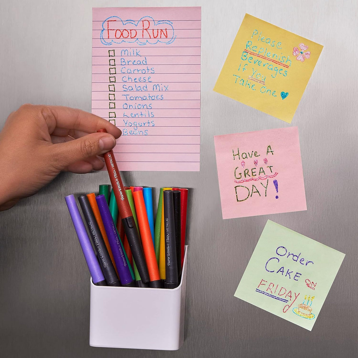 Paper Mate Flair Felt Medium Tip Set - Metallic City Lights, 4 count-071641190467-LR-354808-10-LR eShop