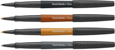 Paper Mate Flair Felt Medium Tip Set - Metallic City Lights, 4 count-071641190467-LR-354808-2-LR eShop