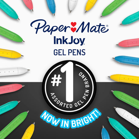 Paper Mate Inkjoy Gel Bright! Medium Point Pens, 6 count-716412104938-LR-359434-2-LR eShop