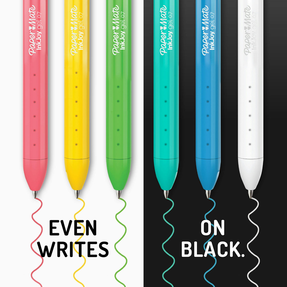 Paper Mate Inkjoy Gel Bright! Medium Point Pens, 6 count-716412104938-LR-359434-4-LR eShop