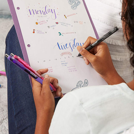 Paper Mate InkJoy Medium Point Retractable Gel Pens - Black, 2 Count-071641100633-LR-354807-2-LR eShop