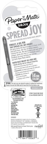 Paper Mate InkJoy Medium Point Retractable Gel Pens - Black, 2 Count-071641100633-LR-354807-3-LR eShop