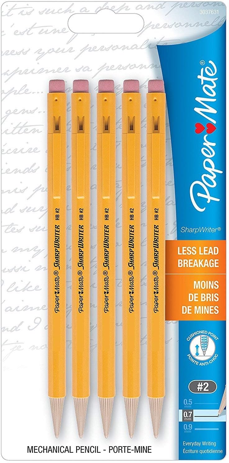 Paper Mate Sharpwriter Mechanical Pencils, 5 count-041540303763-LR-349278-1-LR eShop