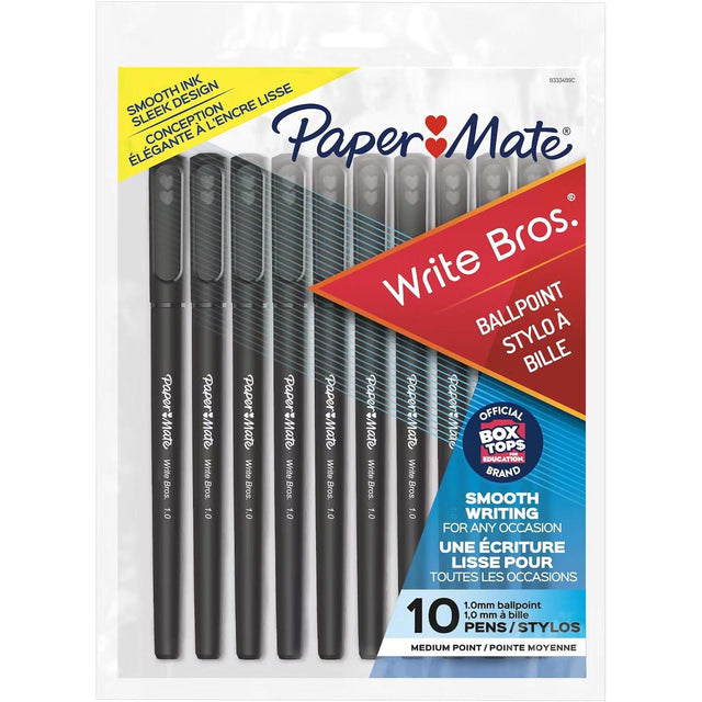 Paper Mate Write Bros Ballpoint Pens - Black, 10 count-041540933342-LR-28498-1-LR eShop