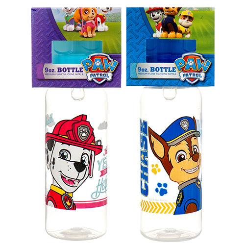 Paw Patrol Printed Baby Bottles - Assorted, 9 oz-094606500552-LR-353517-1-LR eShop