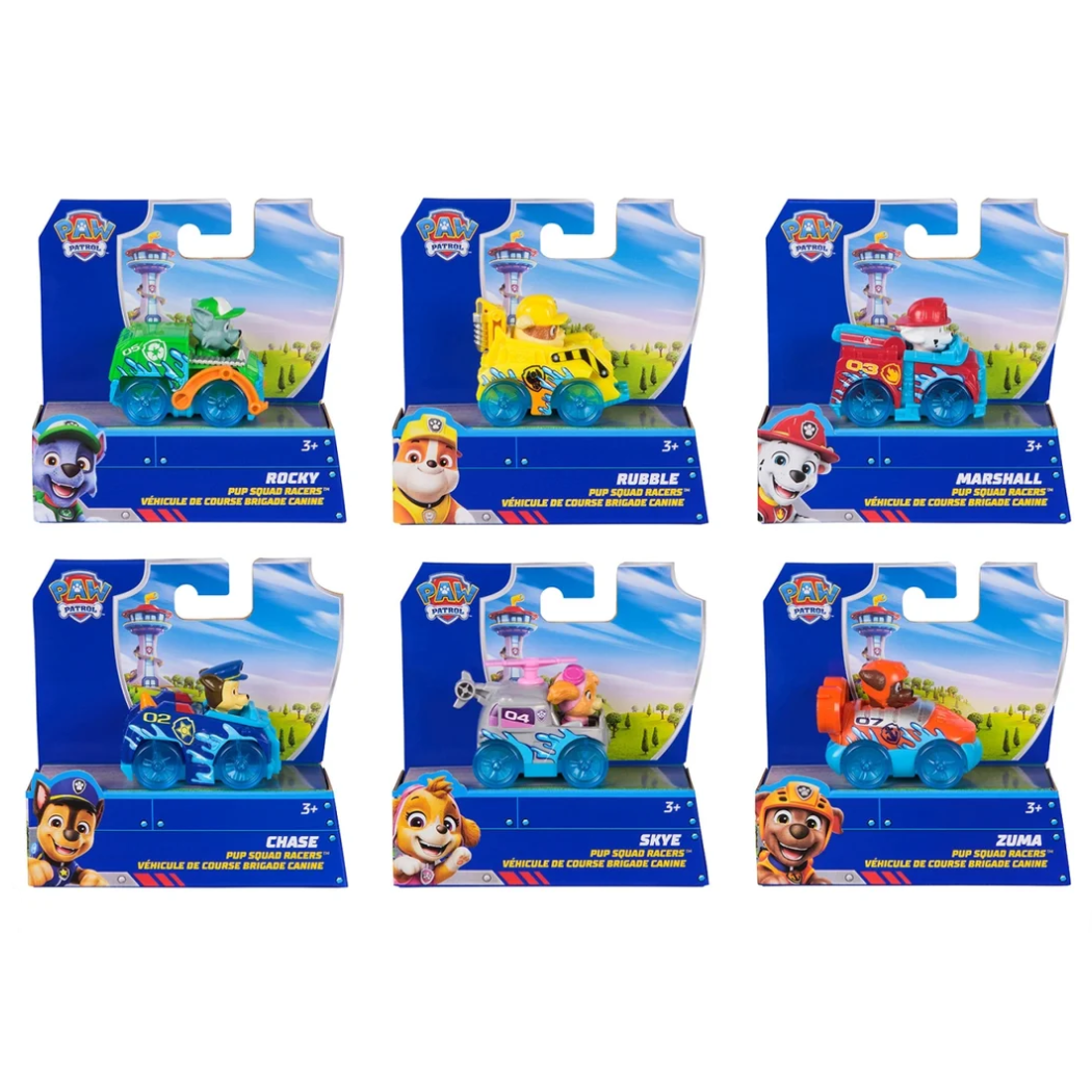 PAW Patrol Pup Squad Racers - Assorted