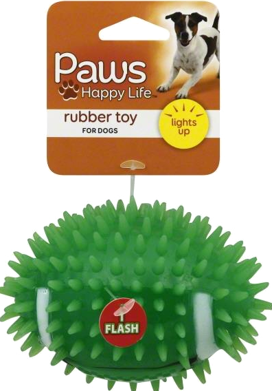 Paws Happy Life Light Up Rubber Toy for Dogs-036800417793-LR-296877-1-LR eShop