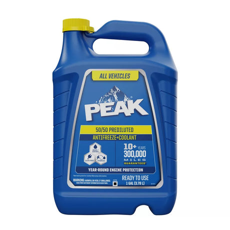 PEAK All Vehicles 50/50 Prediluted Antifreeze + Coolant, 1 gal-074804071887-LR-275386-1-LR eShop