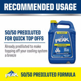 PEAK All Vehicles 50/50 Prediluted Antifreeze + Coolant, 1 gal-074804071887-LR-275386-3-LR eShop