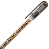 Pentel Arts Gel Roller for Fabric, Bold Lines - Permanent Black Ink, 2 count-072512241950-LR-302998-6-LR eShop