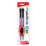 Pentel CHAMP Mechanical Pencil - Assorted Barrels, 2 count-072512095157-LR-130846-2-LR eShop