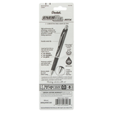 Pentel EnerGel Deluxe RTX Retractable Liquid Gel Pen, Fine Line - Black Ink, 2 count-072512234075-LR-324429-14-LR eShop