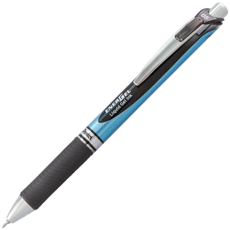 Pentel EnerGel Deluxe RTX Retractable Liquid Gel Pen, Fine Line - Black Ink, 2 count-072512234075-LR-324429-2-LR eShop