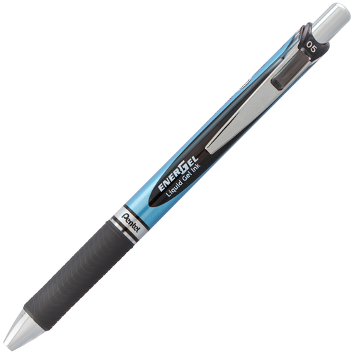 Pentel EnerGel Deluxe RTX Retractable Liquid Gel Pen, Fine Line - Black Ink, 2 count-072512234075-LR-324429-3-LR eShop