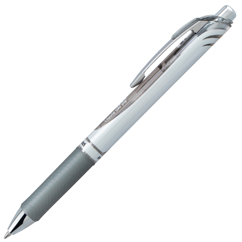 Pentel EnerGel RTX Retractable Liquid Gel Pen, Medium Line - Gray Ink, 1 count-884851051011-LR-345706-6-LR eShop